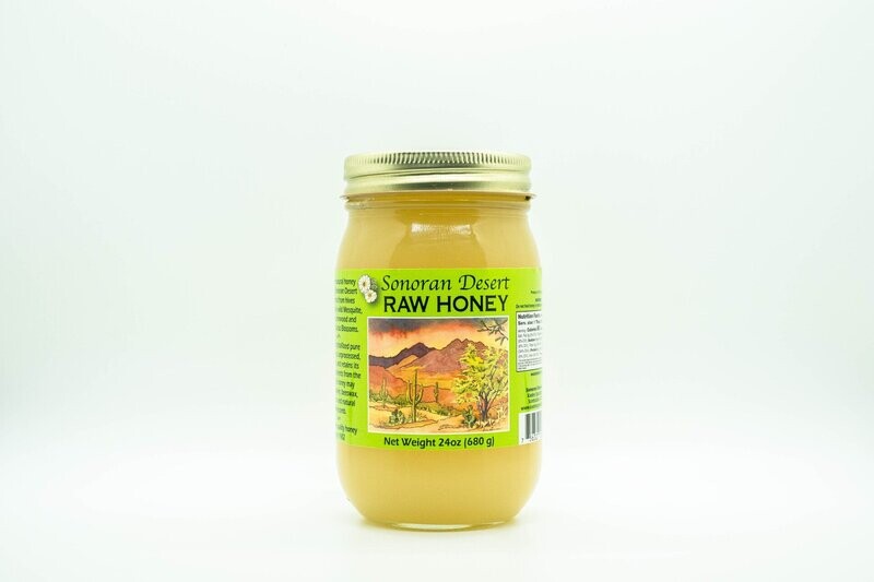 Sonoran Desert Honey Raw  Jar 24 oz