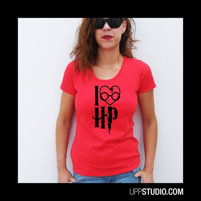 I Love Harry Potter T-Shirt, Sizing: Chica