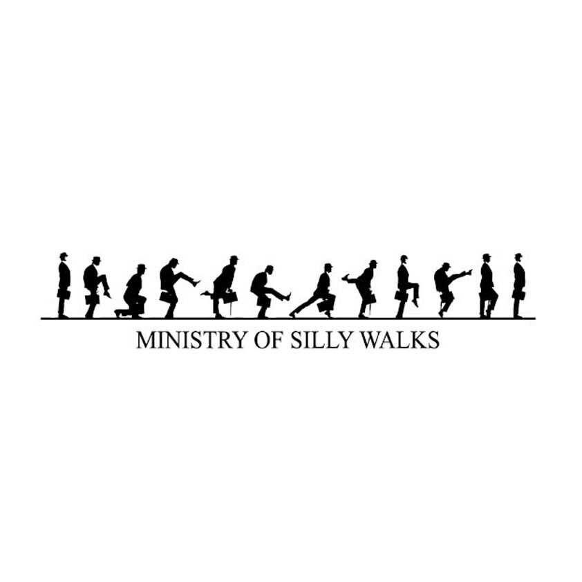 Camiseta Monty Python Ministerio de los Andares Tontos