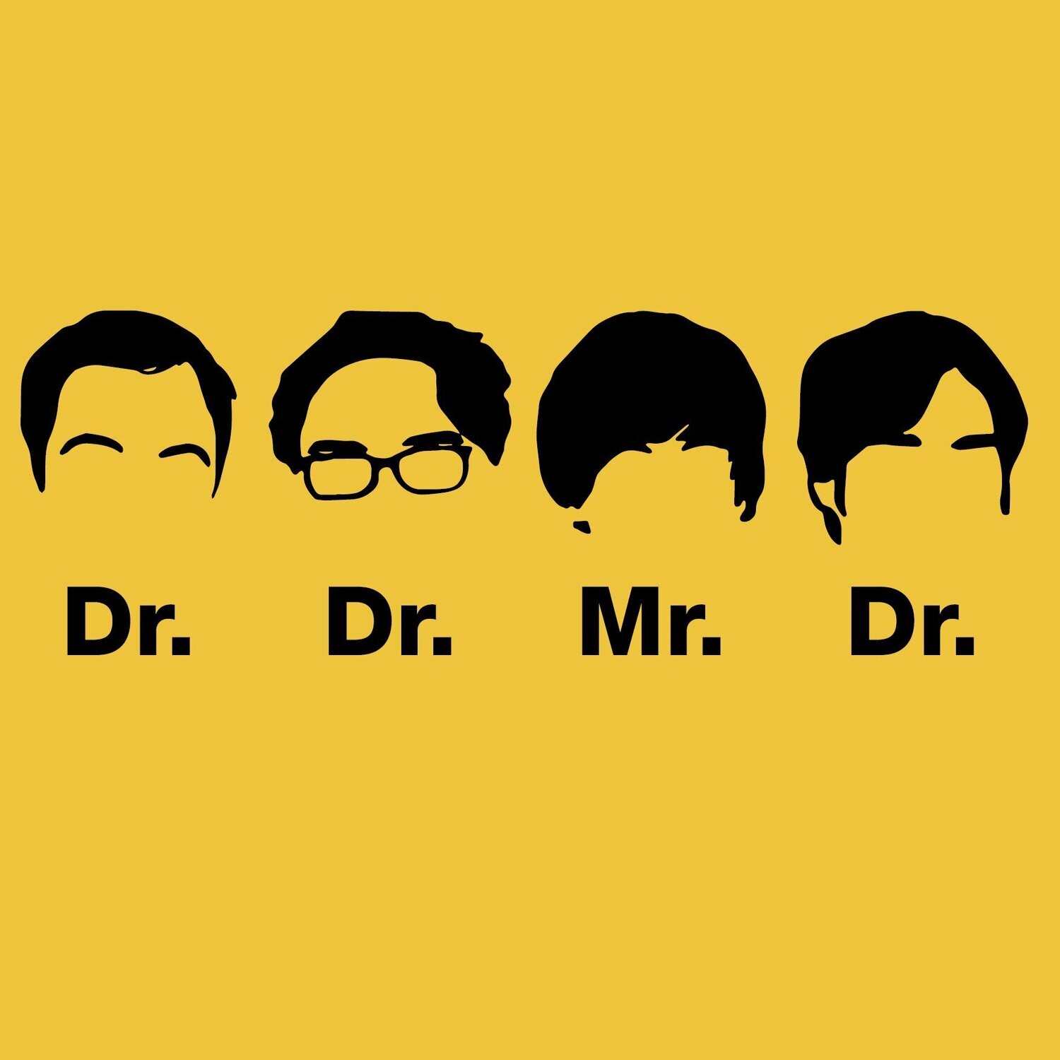 Camiseta Dr Dr Mr Dr | The Big Bang Theory