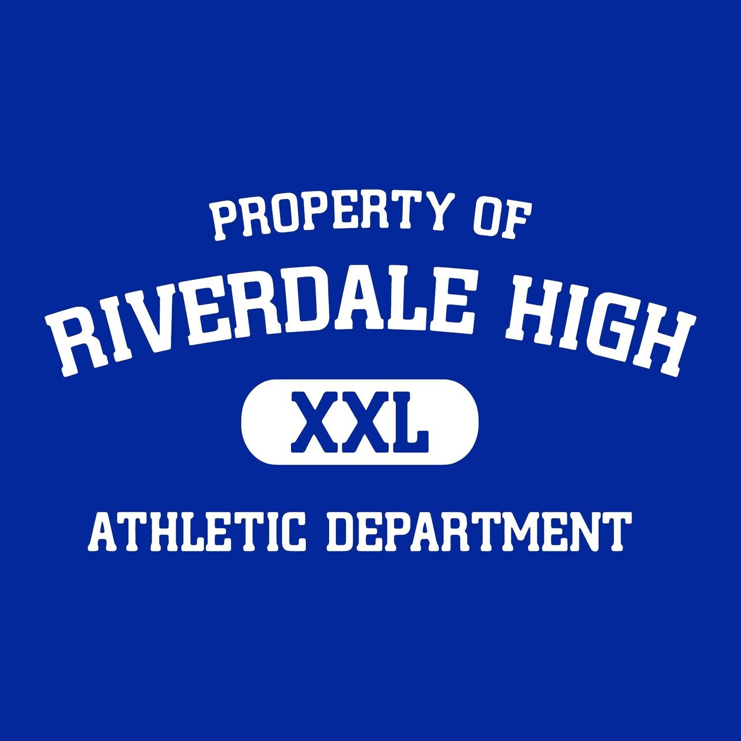 Camiseta Property of Riverdale High XXL Athletic Department
