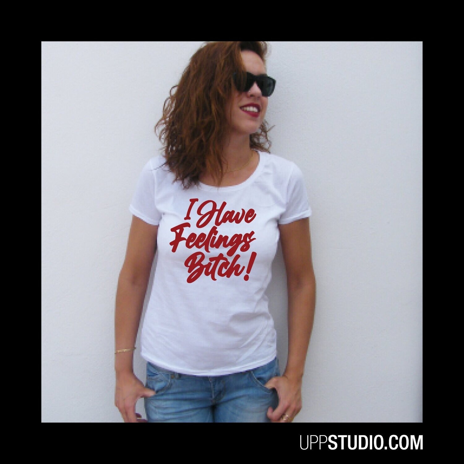 I Have Feelings Bitch T-Shirt | Danna Paola, Sizing: Chica