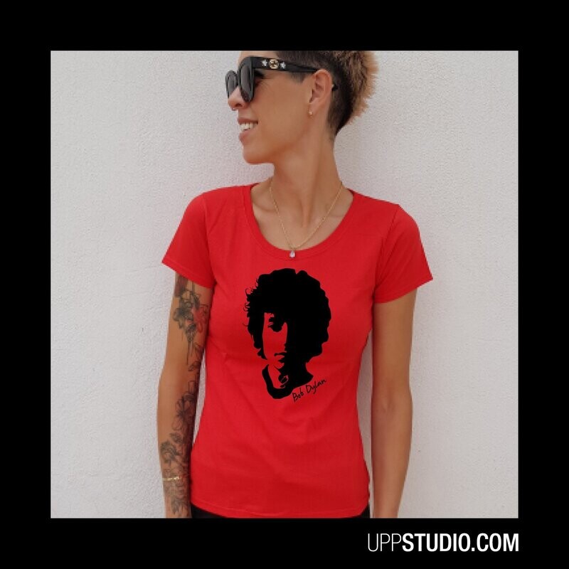 Bob Dylan T-Shirt, Sizing: Chica