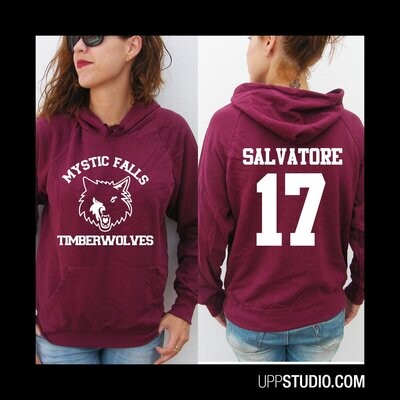 Salvatore 17 Donovan 6 Damon 17 Hoodie | The Vampire Diaries