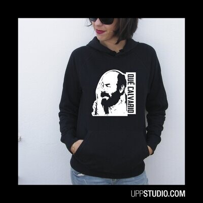 Ignatius Farray Hoodie | Qué Calvario, Sizing: Unisex