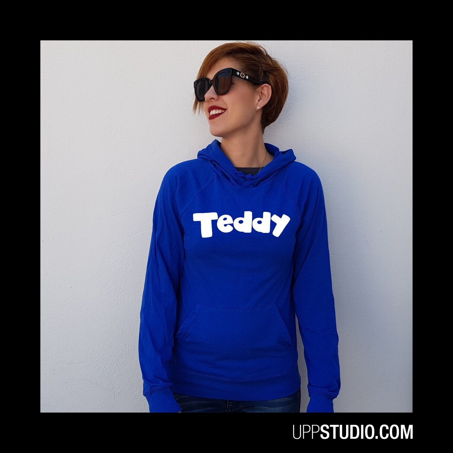 Sudadera NCT 127 Mark Teddy Boucle SlowAcid TeddyIsland, Color: Azul