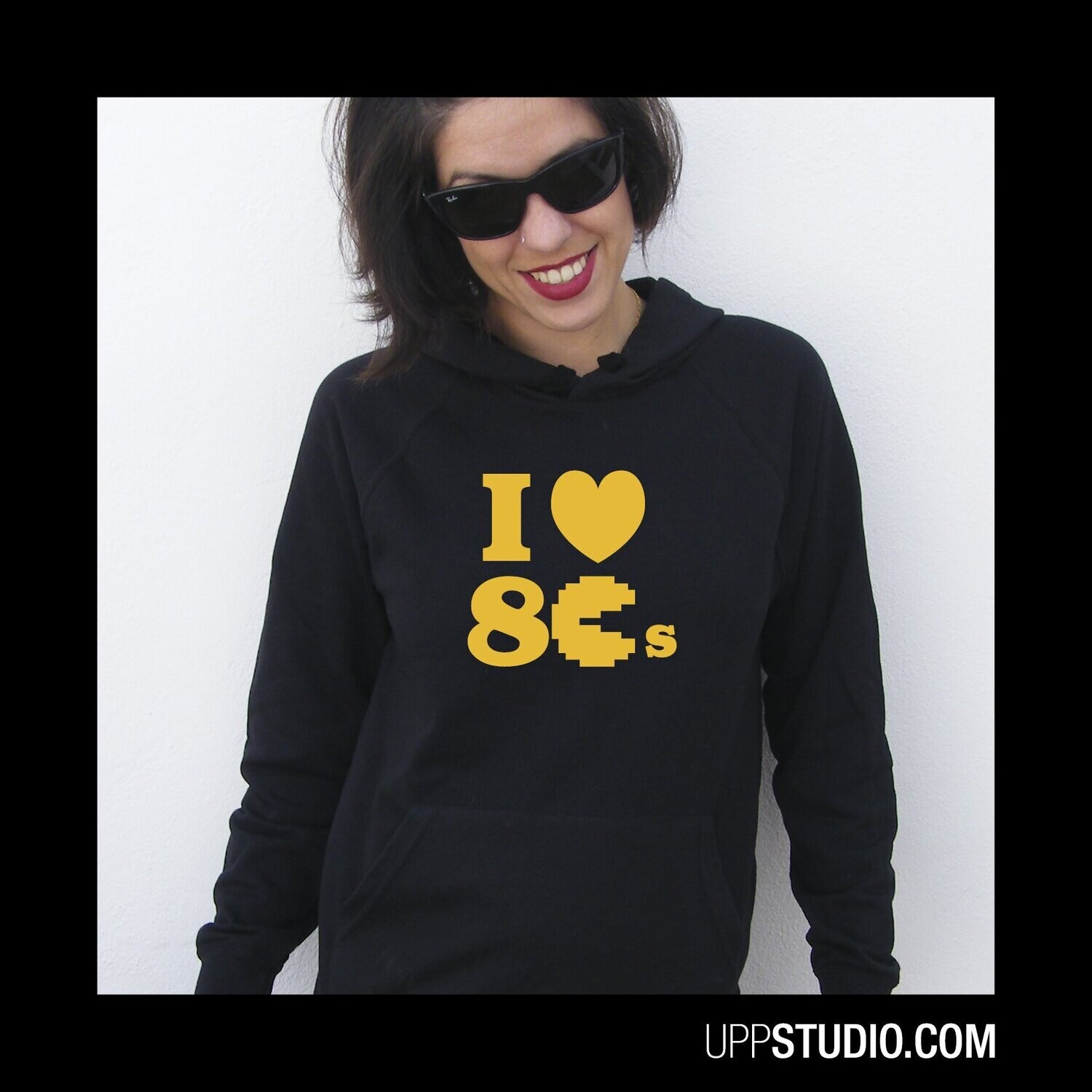 Sudadera I Love 80's | Ochentera, Tallaje: Unisex