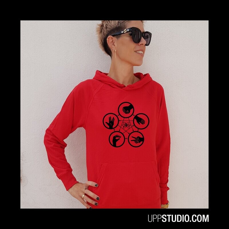 Sudadera Piedra, Papel, Tijera, Lagarto, Spock | TBBT