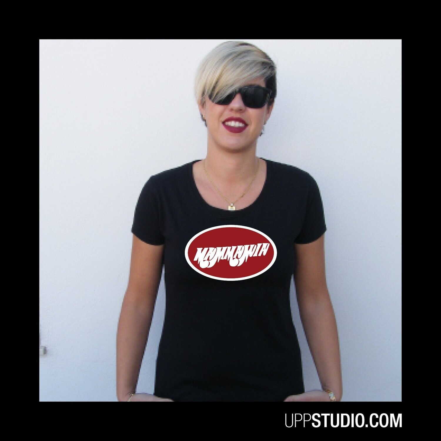 Camiseta MammaMia | Måneskin, Tallaje: Chica, Color: Negro