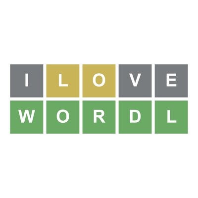 Camiseta I Love Wordl | WORDLE