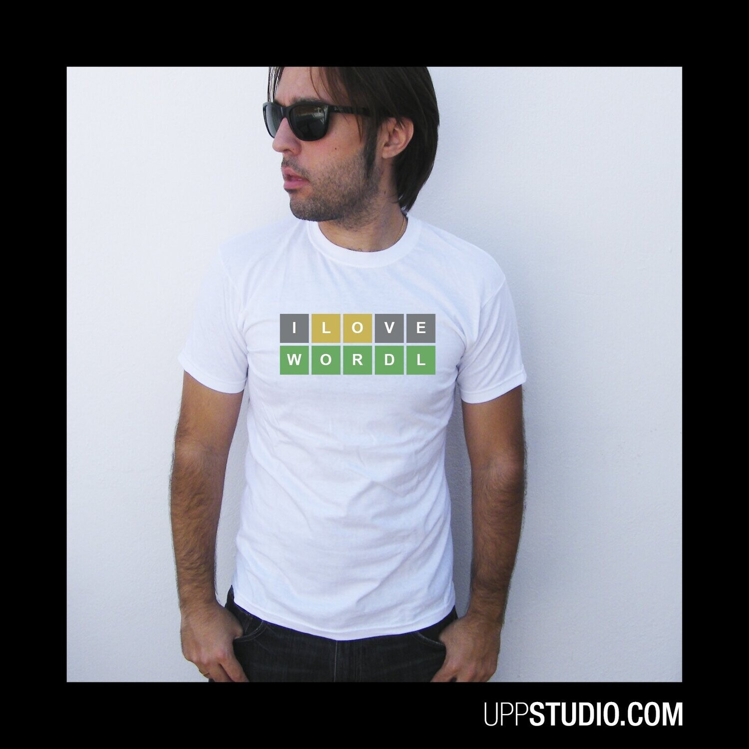 Camiseta I Love Wordl | WORDLE, Tallaje: Chico