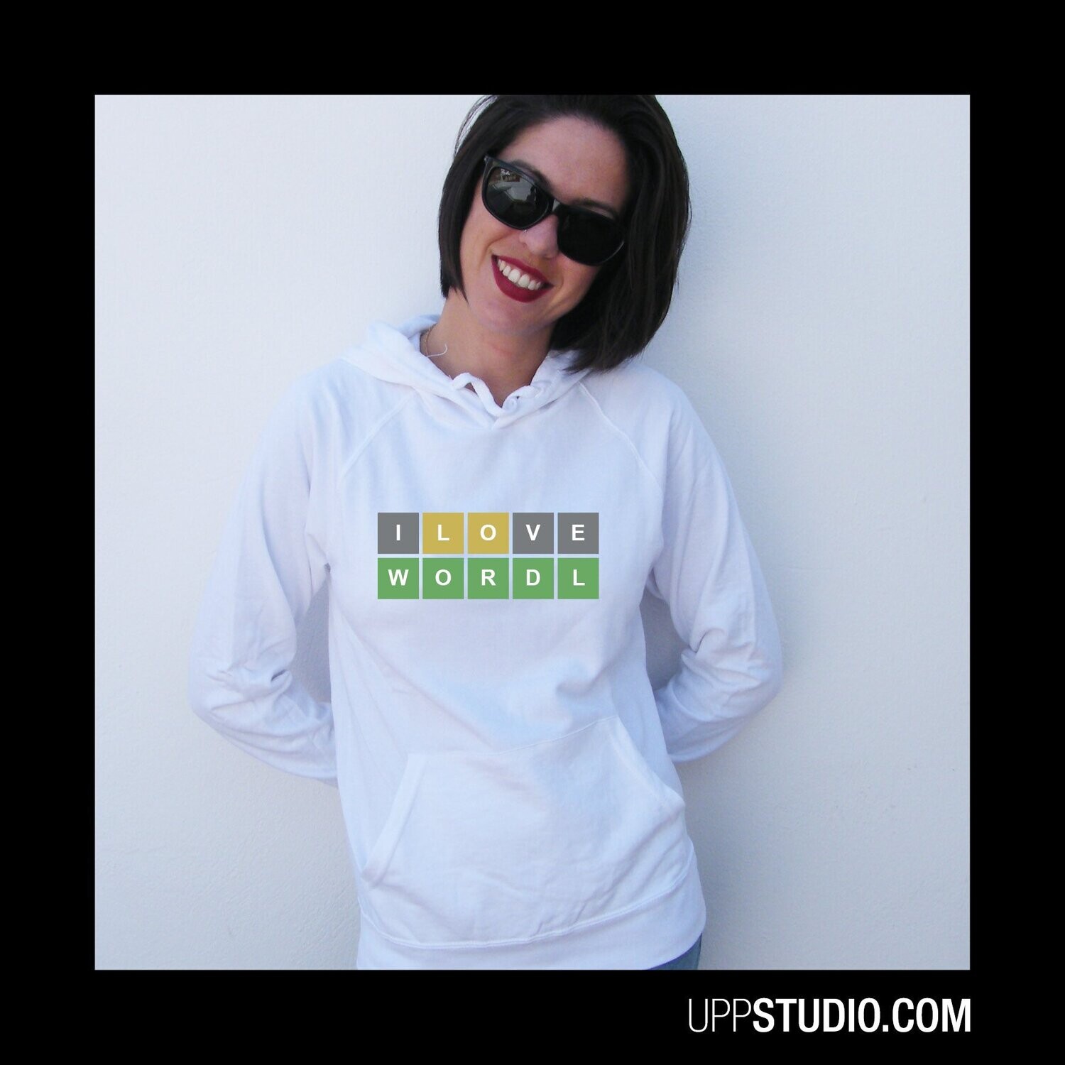 Sudadera I Love Wordl | WORDLE, Tallaje: Unisex