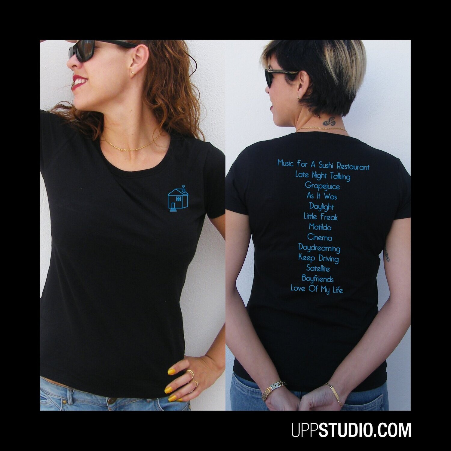 Camiseta Harry Styles | Harry's House Tracklist, Tallaje: Chica, Color: Negro 1
