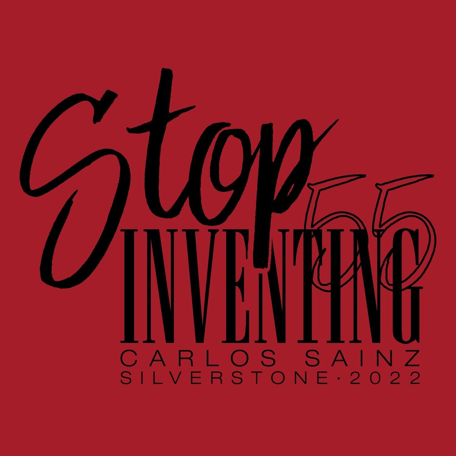 Camiseta Carlos Sainz Jr. | Stop Inventing