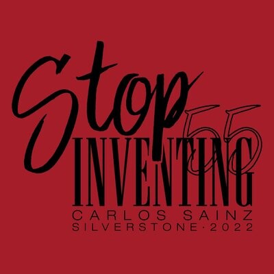 Camiseta Carlos Sainz Jr. | Stop Inventing