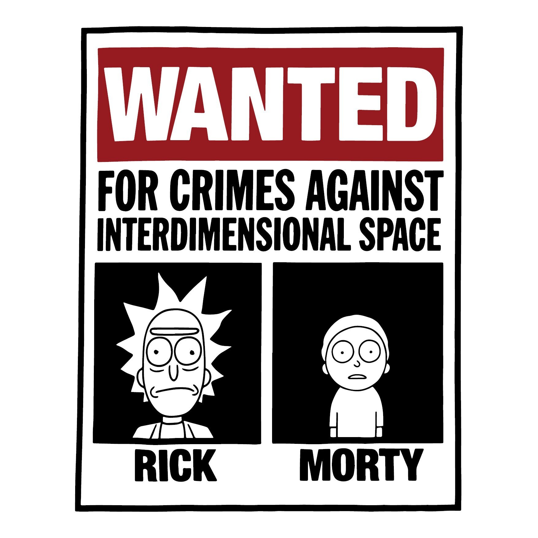Sudadera Rick & Morty | Wanted