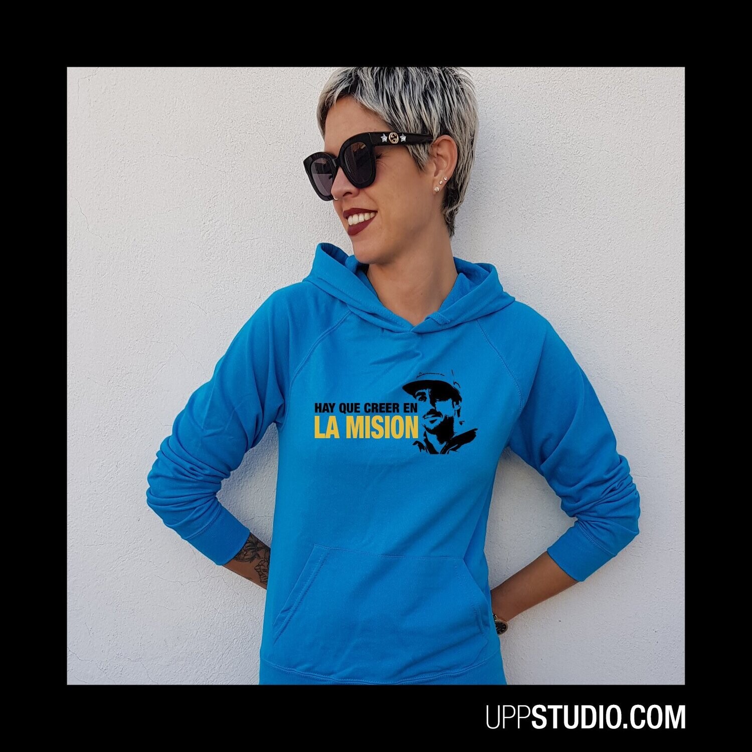 Sudadera Fernando Alonso | Hay Que Creer En La Misión, Versión: Castellano Azul
