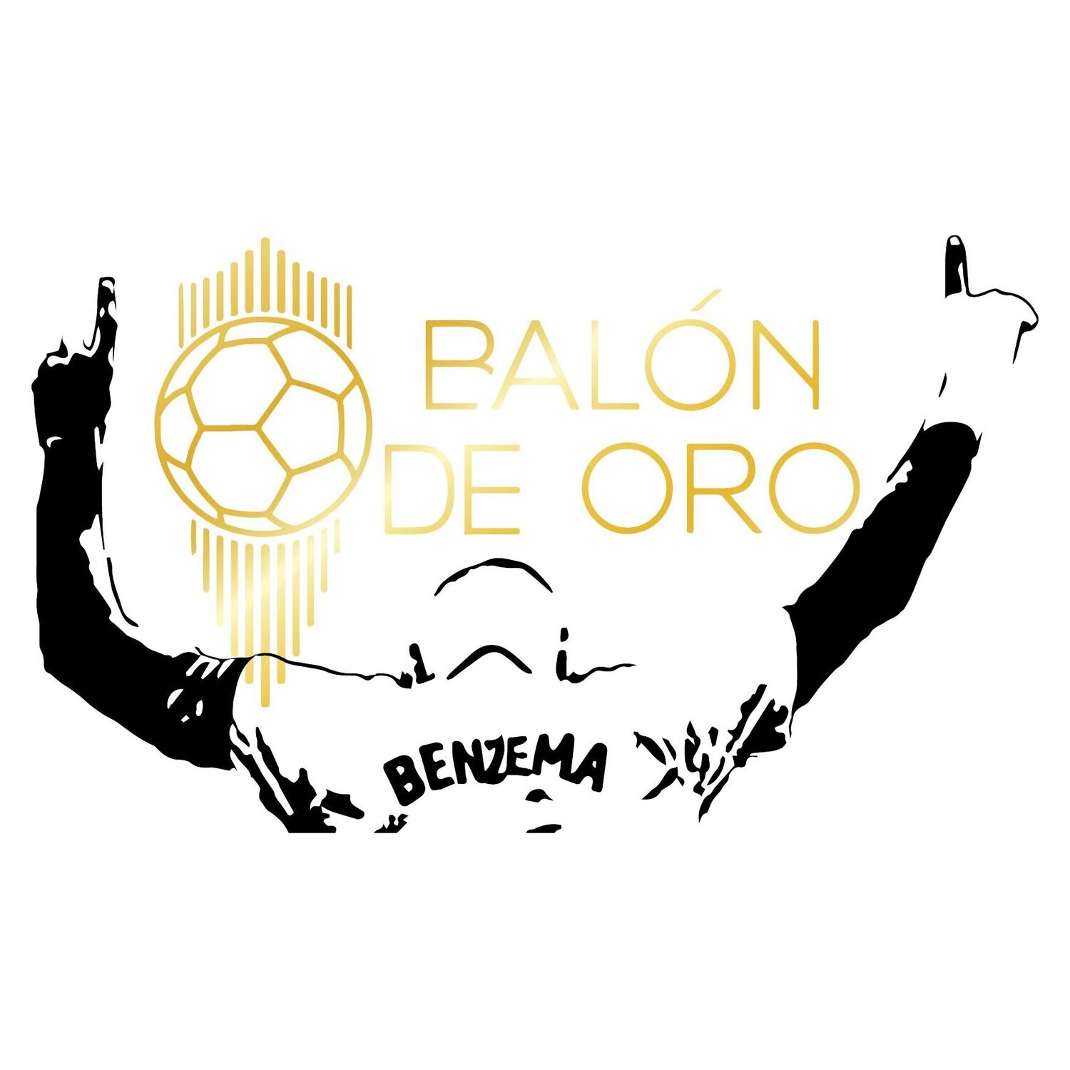 Camiseta Karim Benzema | Balón de Oro | Real Madrid