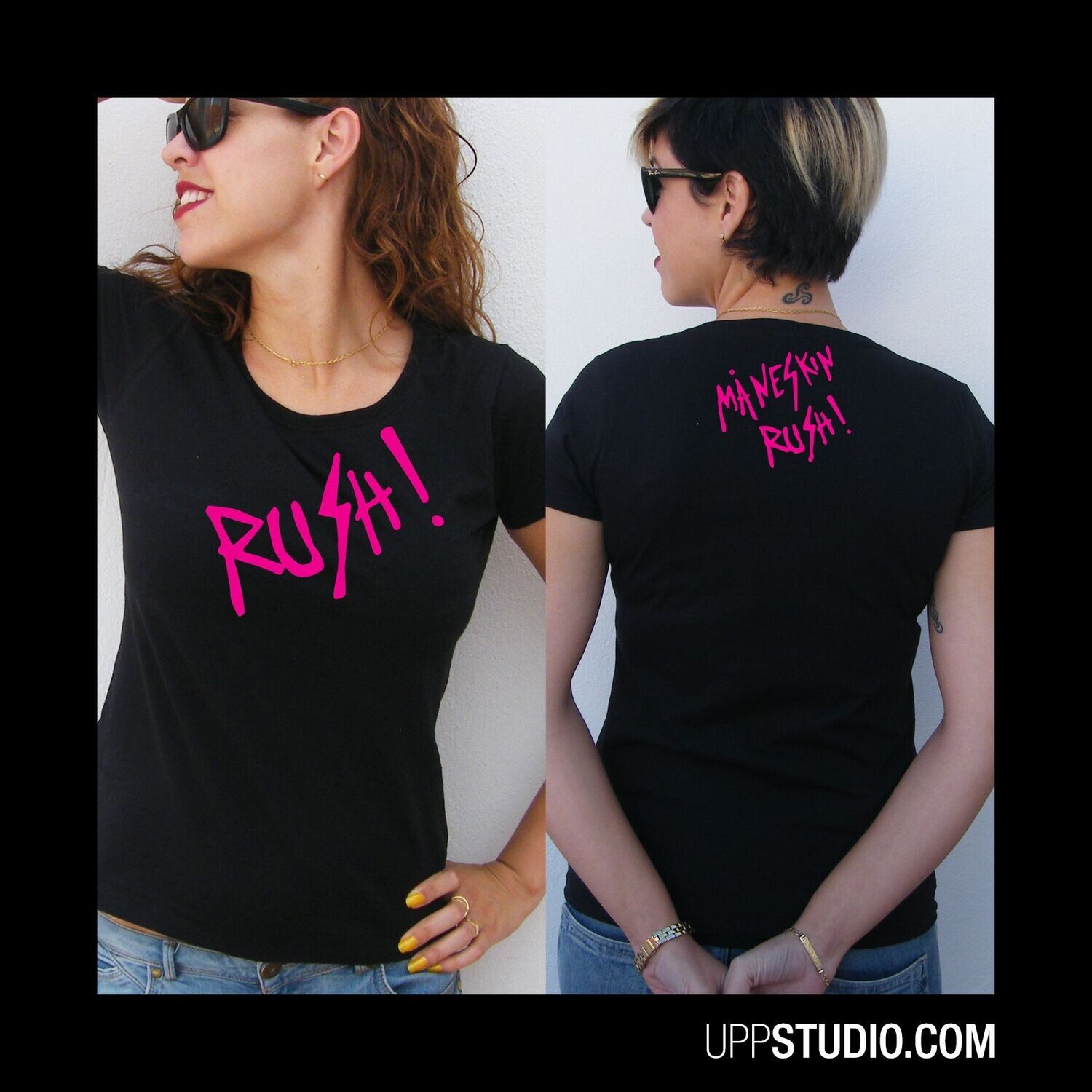 Camiseta Rush | Måneskin, Tallaje: Chica, Color: Negro