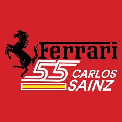 Camiseta Carlos Sainz 55 | Ferrari