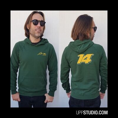 Fernando Alonso 14 Hoodie | Signed, Sizing: Unisex, Colour: English