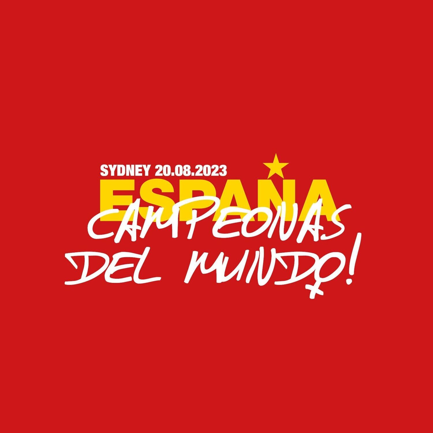 Camiseta Selección Española Fútbol Femenino | Campeonas