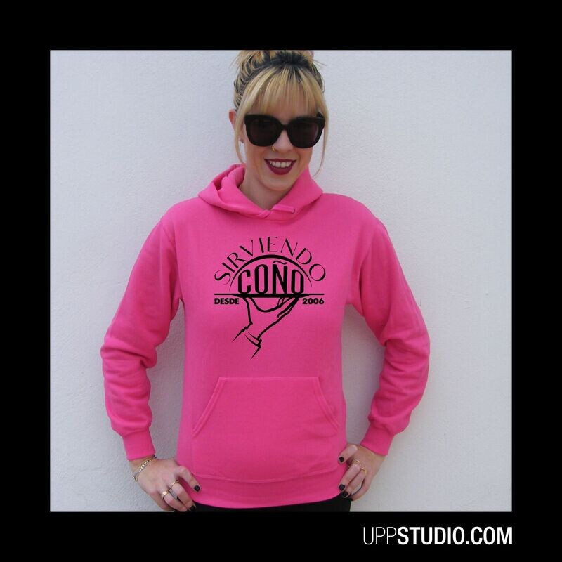 Sudadera Sirviendo Coño Desde | Año Personalizable