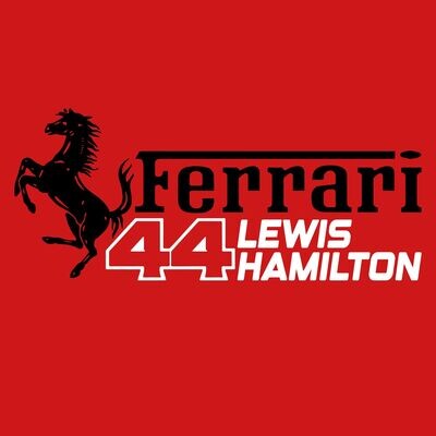Camiseta Lewis Hamilton 44 | Ferrari