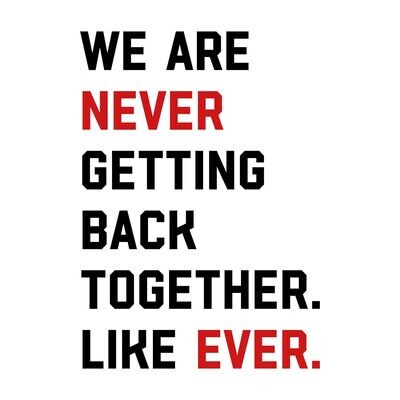 Camiseta Taylor Swift | We Are Never Getting Back Together
