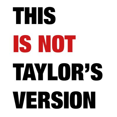 Camiseta Taylor Swift | This Is Not Taylor's Version