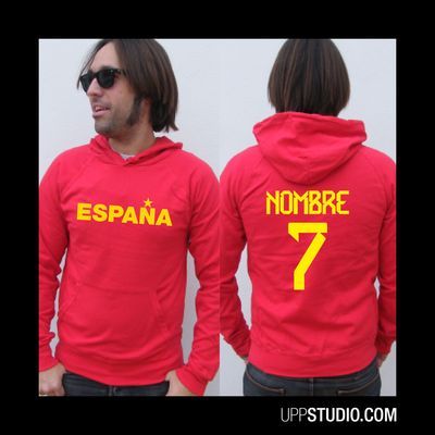 Sudadera Selección Española Fútbol | Nombre Personalizable