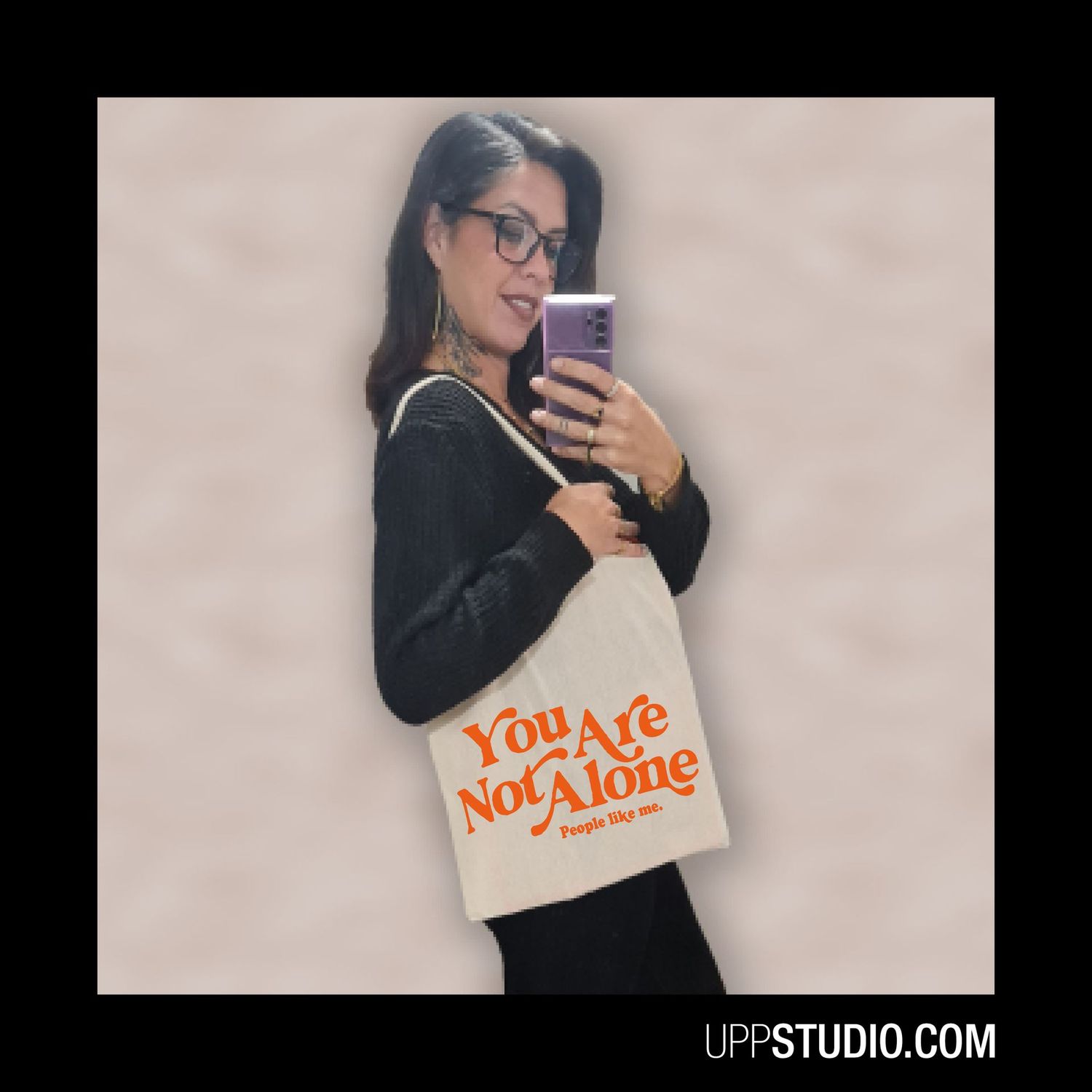Tote Bag You Are Not Alone | People Like Me