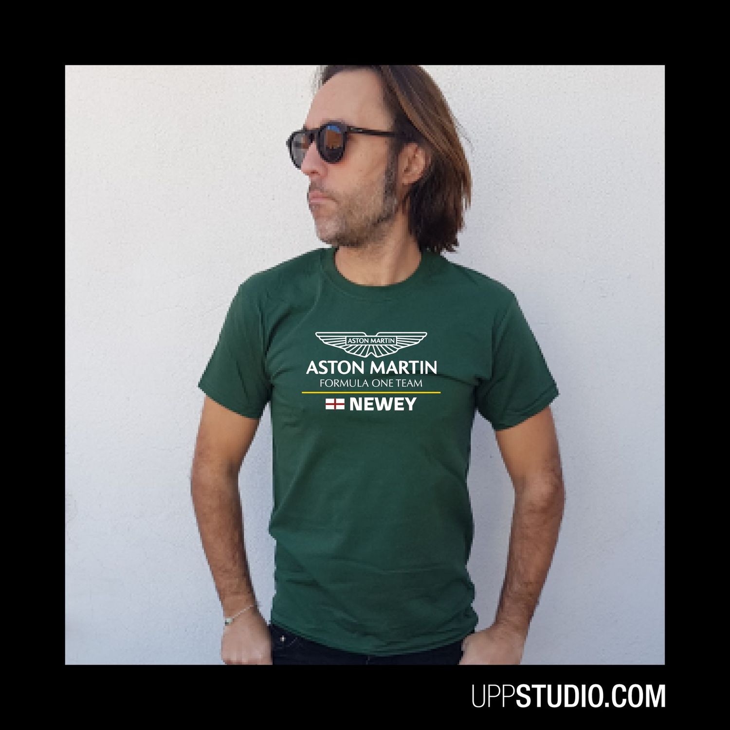 Camiseta Adrian Newey | Aston Martin F1, Tallaje: Unisex, Color: Verde