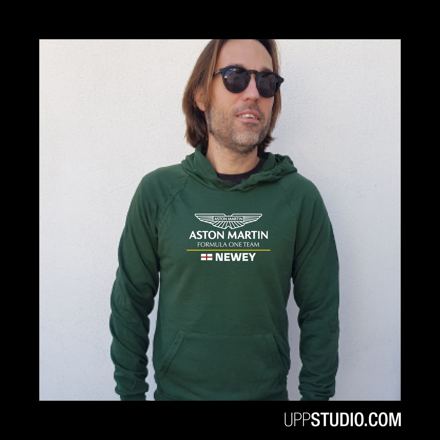Sudadera Adrian Newey | Aston Martin F1, Tallaje: Unisex, Color: Verde