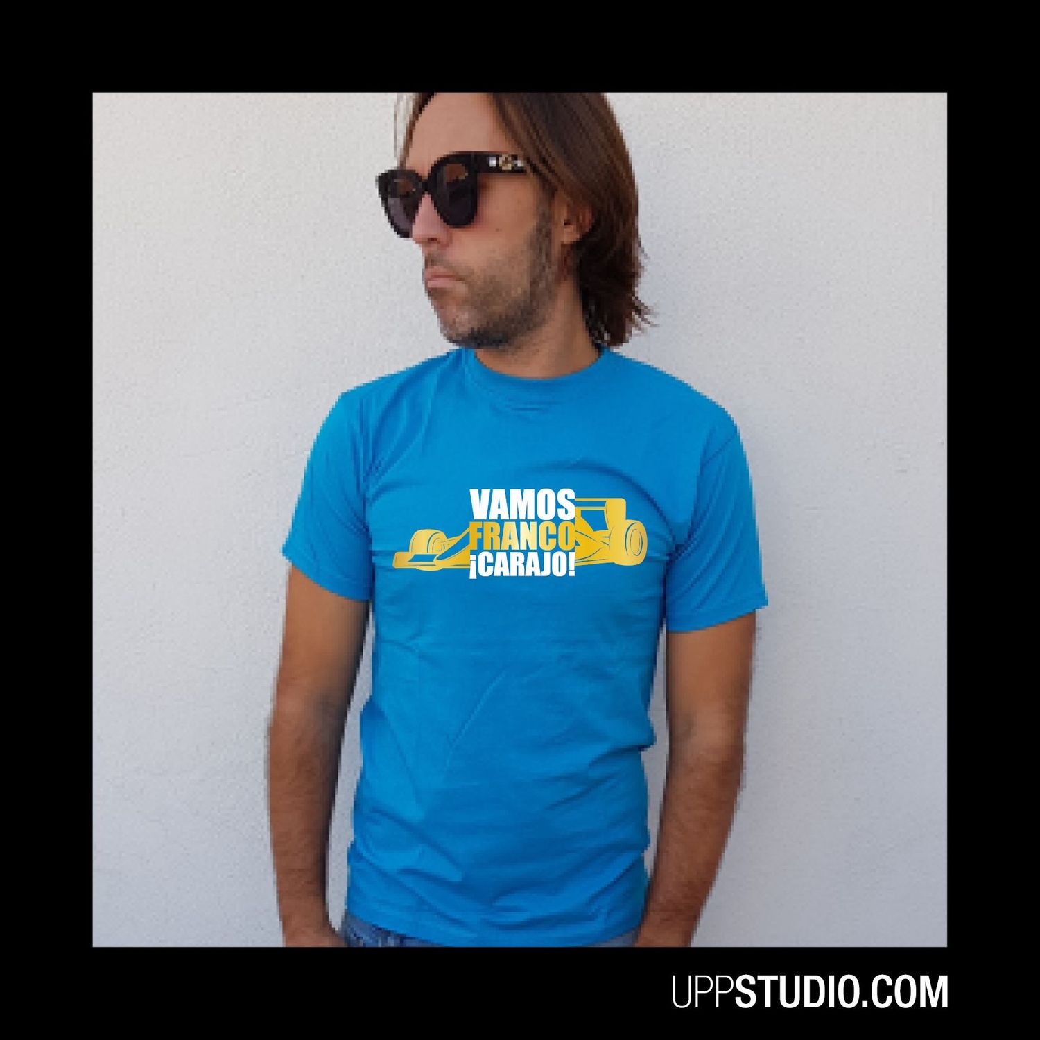 Camiseta Franco Colapinto | Vamos Franco Carajo, Tallaje: Unisex, Color: Azul