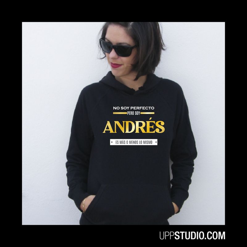 Sudadera No Soy Perfecto Pero Soy | Nombre Personalizable