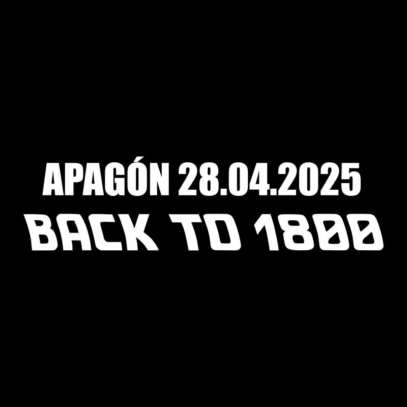 Camiseta Apagón 28-04-2025