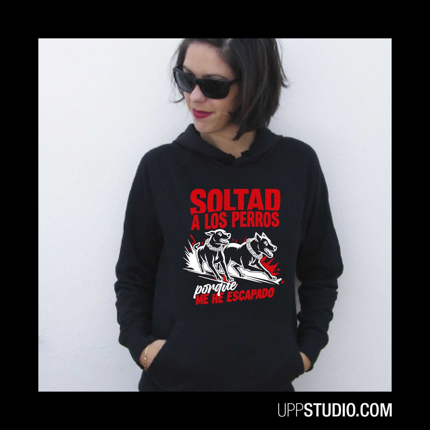 Sudadera Arde Bogotá | Soltad A Los Perros, Color: Negro, Tallaje: Unisex