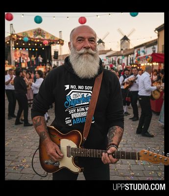 Sudadera No Soy Un Superhéroe Soy Aún Más Poderoso Soy Abuelo