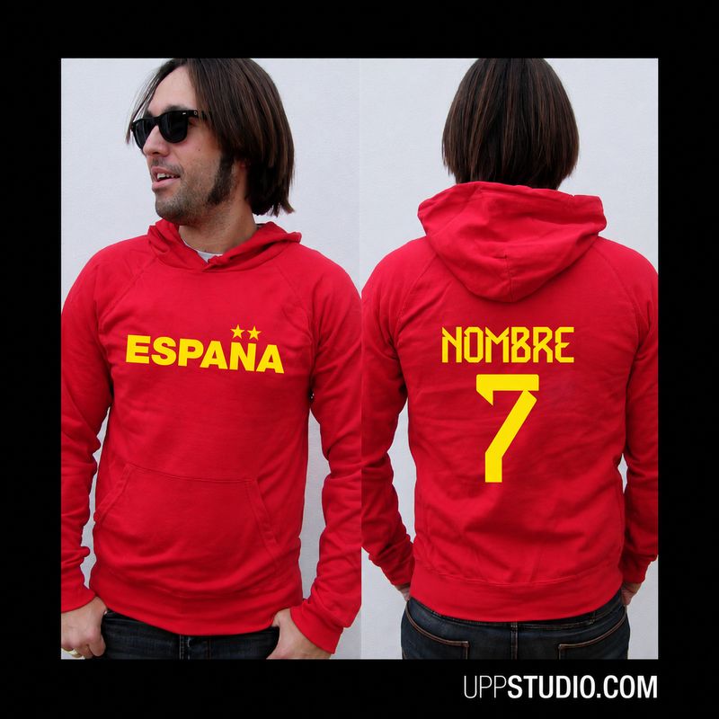 Sudadera Selección Española Fútbol | Nombre Personalizable