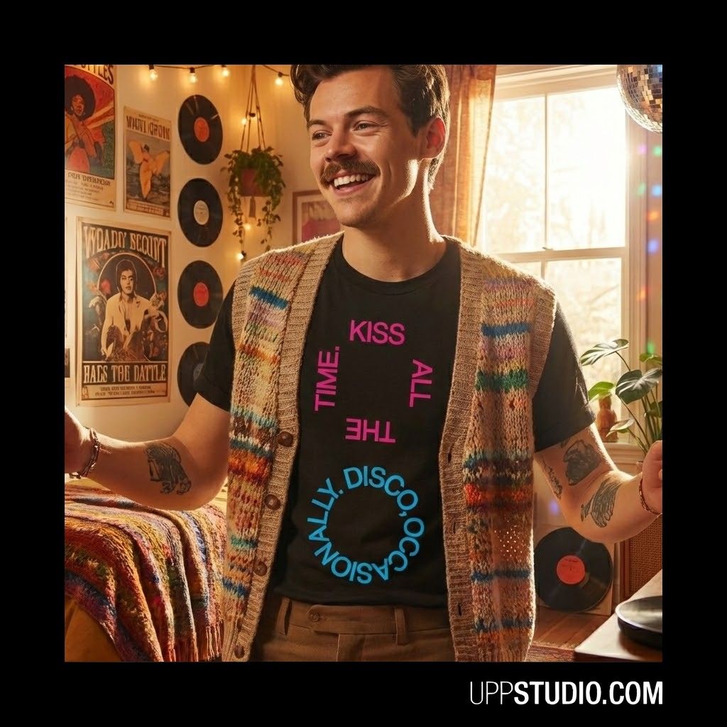 Camiseta Harry Styles | Kiss All The Time Disco Occasionally