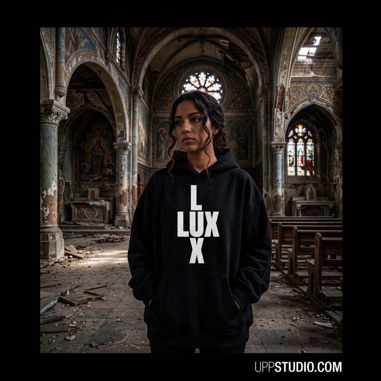 Sudadera LUX | Rosalía, Tallaje: Unisex, Color: Negro