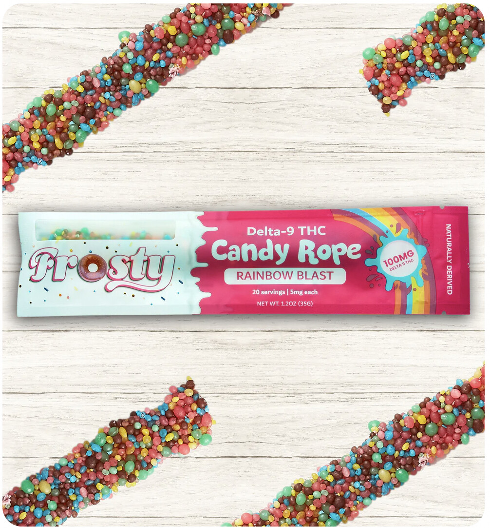 Frosty Candy Rope Delta-9 100mg