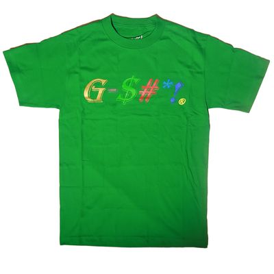 &quot;T - SHIRT KELLY GREEN &quot;G - $#*!&quot;