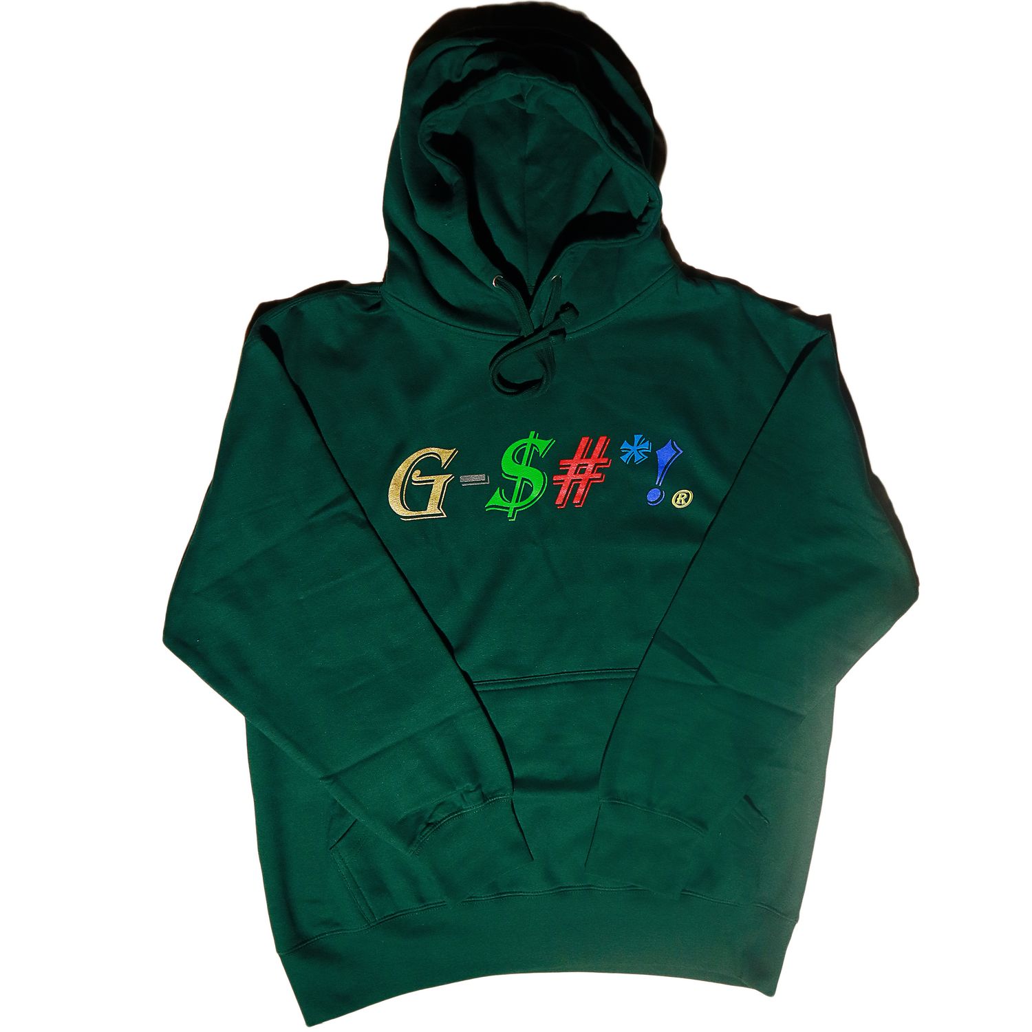 &quot;HOODIE FOREST GREEN G - $#*!&quot;