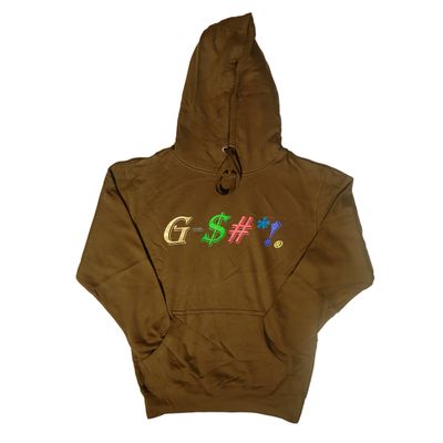 HOODIE VINTAGE GREEN &quot; G - $#*!&quot;