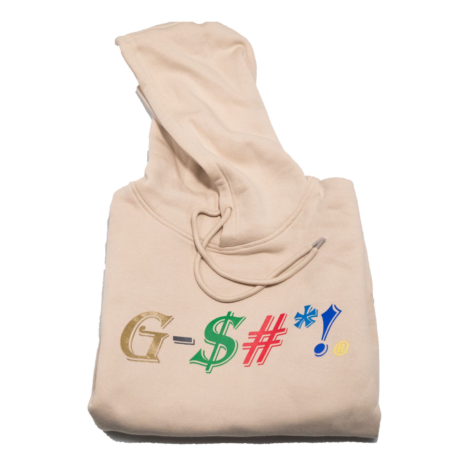 &quot;HOODIE BEIGE G - $#*!&quot;