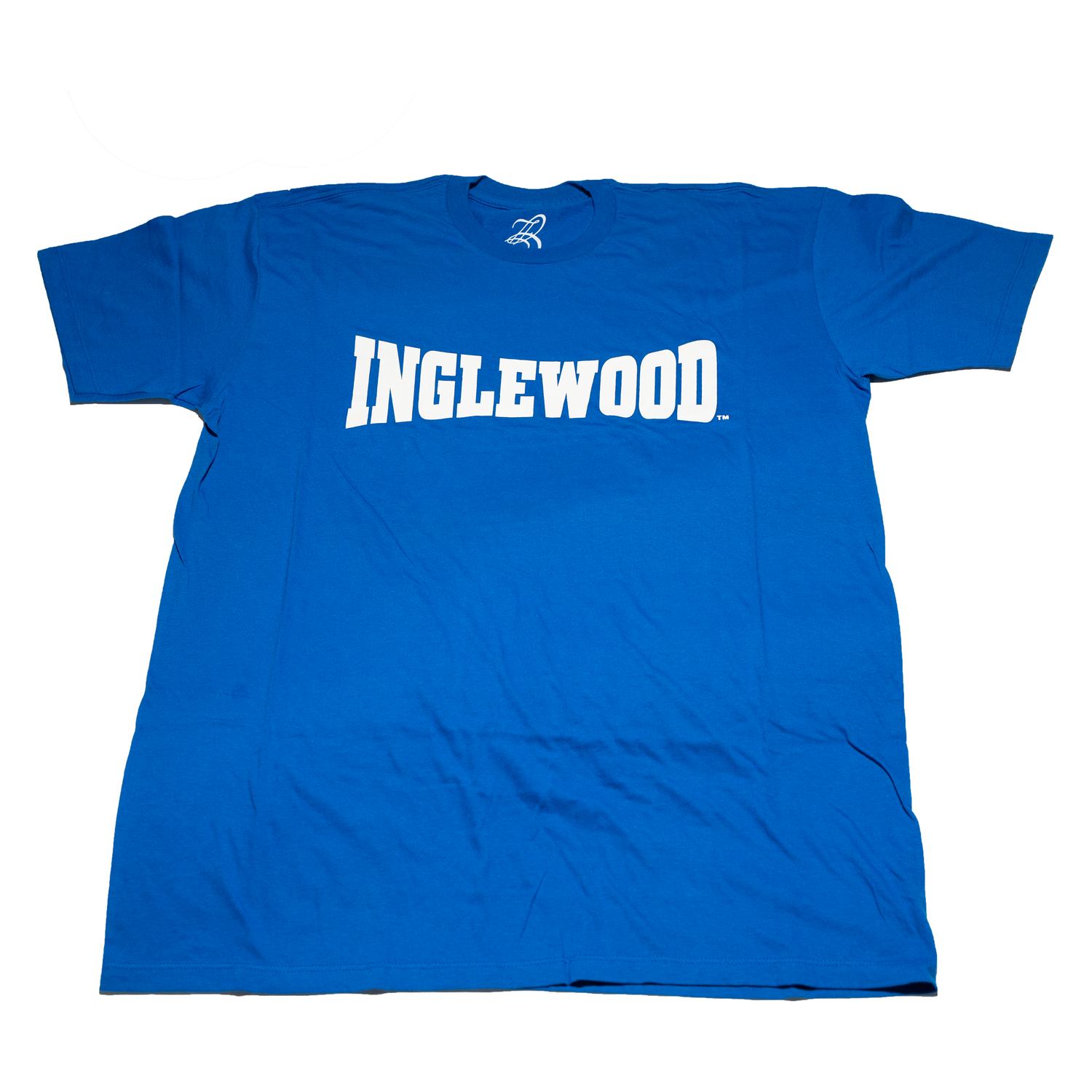 INGLEWOOD  T - SHIRT BLUE &amp; WHITE
