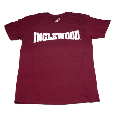 &quot;INGLEWOOD T - SHIRT Burgundy&quot;