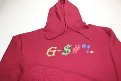 HOODIE BURGUNDY G-$#*!